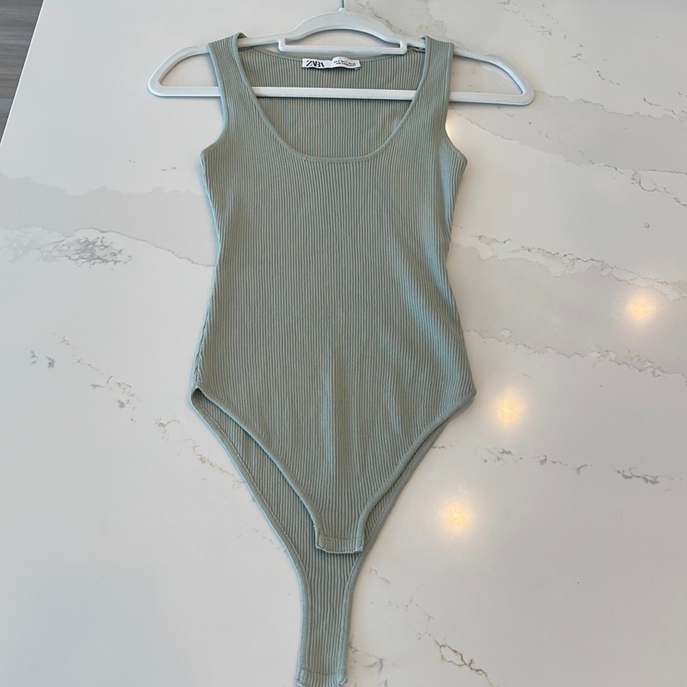 Zara Sage Bodysuit